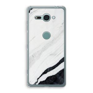 Elegante marmer: Sony Xperia XZ2 Compact Transparant Hoesje