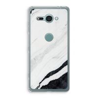 Elegante marmer: Sony Xperia XZ2 Compact Transparant Hoesje