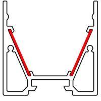 Barthelme 62399817 62399817 Reflectorband Polymeer (l x b x h) 10000 x 15.5 x 0.5 mm 1 stuk(s)