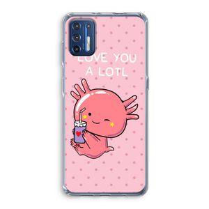 Love You A Lotl: Motorola Moto G9 Plus Transparant Hoesje