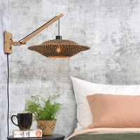 GOOD&MOJO Wandlamp 'Bali' Small, Bamboe, kleur Naturel