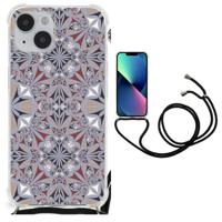 iPhone 14 Plus Anti-Shock Hoesje Flower Tiles