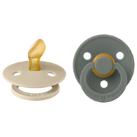 BIBS Fopspeen 6-18 Maanden Anatomic Vanilla/Pine