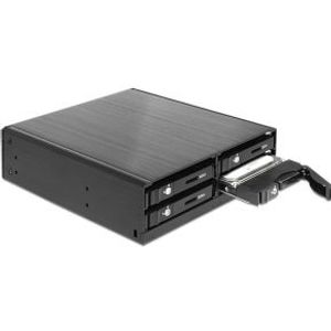 Delock 47220 5,25 mobiel rack voor 4 x 2,5 SATA HDD/SSD