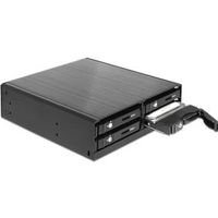 Delock 47220 5,25 mobiel rack voor 4 x 2,5 SATA HDD/SSD - thumbnail