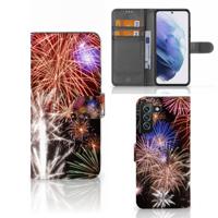 Samsung Galaxy S22 Plus | Wallet Case | met Pasjes | Vuurwerk