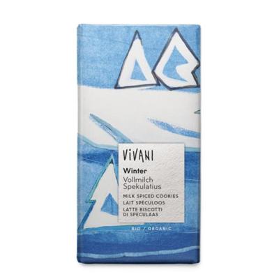 Winterchocolade met speculaas - 100 gram