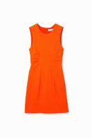 Mini-jurk met textuur - ORANGE - XL - thumbnail