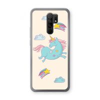 Vliegende eenhoorn: Xiaomi Redmi 9 Transparant Hoesje