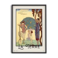 PSTR studio - Vintage George Barbier Art - La Terre - thumbnail