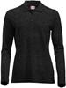 Clique 028247 Classic Marion L/S - Antraciet Melange - XXL