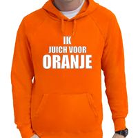 Oranje hoodie Holland / Nederland supporter ik juich voor oranje EK/ WK voor heren