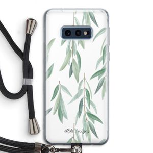 Branch up your life: Samsung Galaxy S10e Transparant Hoesje met koord