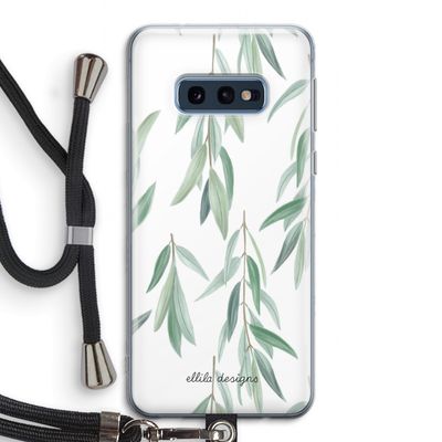 Branch up your life: Samsung Galaxy S10e Transparant Hoesje met koord
