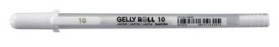 Gelschrijver Sakura Gelly Roll Basic 10 0.5mm wit Gelschrijver Sakura Gelly Roll Basic 10 0.5mm wit
