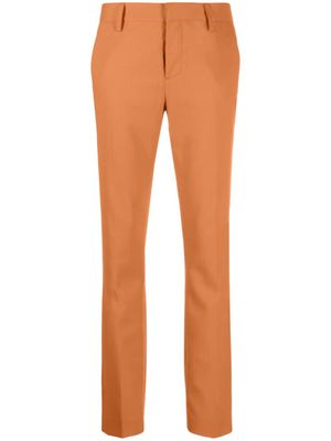 DSQUARED2 pantalon de tailleur à coupe slim - Orange
