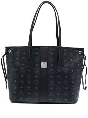 MCM sac cabas à motif monogrammé - Noir