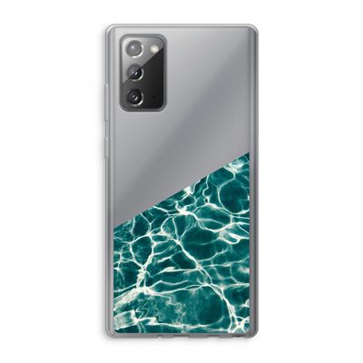 Weerkaatsing water: Samsung Galaxy Note 20 / Note 20 5G Transparant Hoesje