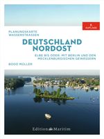 Waterkaart Planungskarte Wasserstraßen Deutschland Nordost | Edition Maritim - thumbnail