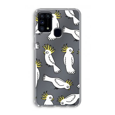 Papegaai: Samsung Galaxy M31 Transparant Hoesje