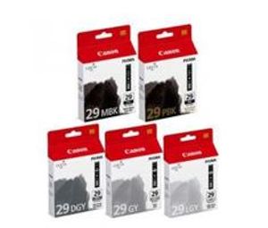 Canon PGI-29 MBK/PBK/DGY/GY/LGY/CO Multi