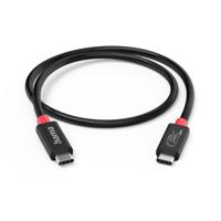 Hama USB C Kabel E-Marker USB4 GEn2 20 Gbit/s 5 A 240W 200 cm Zwart Hama USB C Kabel E-Marker USB4 GEn2 20 Gbit/s 5 A 240W 200 cm Zwart