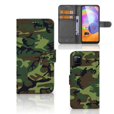 Samsung Galaxy A31 | Telefoon Hoesje | Army Dark
