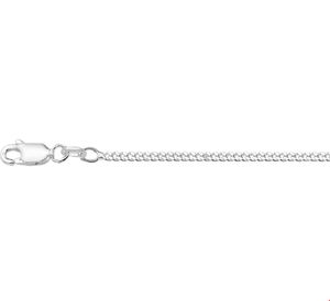 Ketting Gourmet zilver 2,2 mm