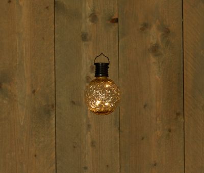 Solar lamp led kristal 7,5x11cm - Annas collection