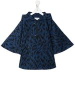 Stella McCartney Kids manteau Doggy Fur - Bleu