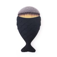 Mermaid Salon The Original Chubby Mermaid Brush Matte Black