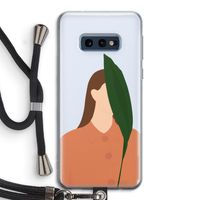 Leaf: Samsung Galaxy S10e Transparant Hoesje met koord