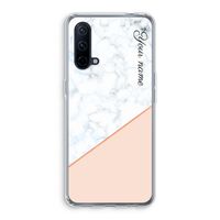 Marmer in stijl: OnePlus Nord CE 5G Transparant Hoesje