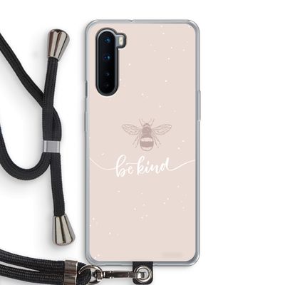 Be(e) kind: OnePlus Nord Transparant Hoesje met koord