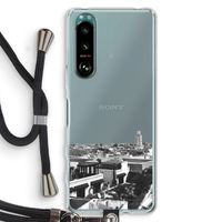 Marrakech Skyline : Sony Xperia 5 III Transparant Hoesje met koord