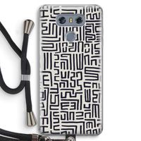 Moroccan Print: LG G6 Transparant Hoesje met koord