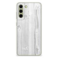 Samsung Galaxy S21FE | Bumper Hoesje | White Wood