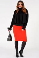 Yoek Shirt col | Zwart | Maat 58/60