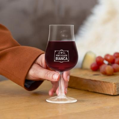 Portglas graveren - 2 stuks