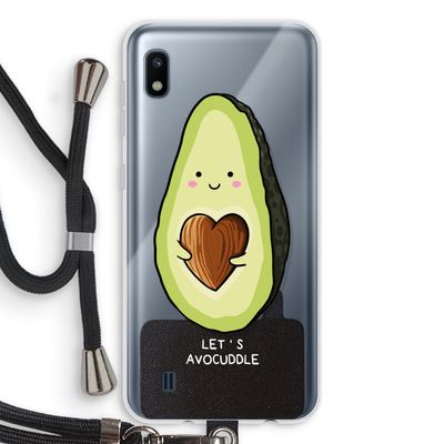 Avocuddle: Samsung Galaxy A10 Transparant Hoesje met koord