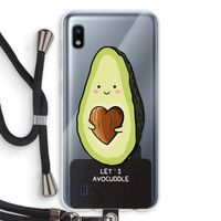 Avocuddle: Samsung Galaxy A10 Transparant Hoesje met koord