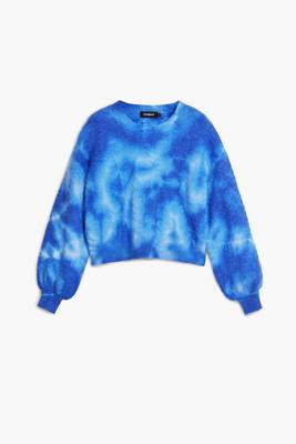 Tie-dye trui - BLUE - M