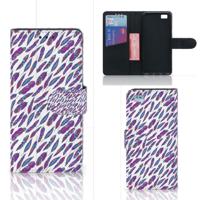 Huawei Ascend P8 Lite | Telefoon Hoesje | Feathers Color