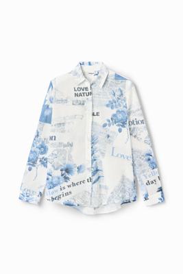 Licht shirt kaarten - WHITE - M