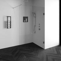 BRAUER Void inloopdouche helder glas 130x200 incl. glascoating chroom GS-VOI1H130200CE