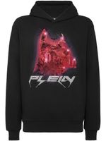 Philipp Plein logo-patch cotton hoodie - Noir - thumbnail