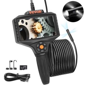 VEVOR endoscoop camera drievoudige lens 5" Ips scherm 854x480 inspectie camera 5m kabel pijp camera 5000mAh batterij voor 5-6 uur riool camera IP67