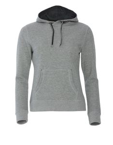 Clique 021042 Classic Hoody Ladies - Grijsmelange - M