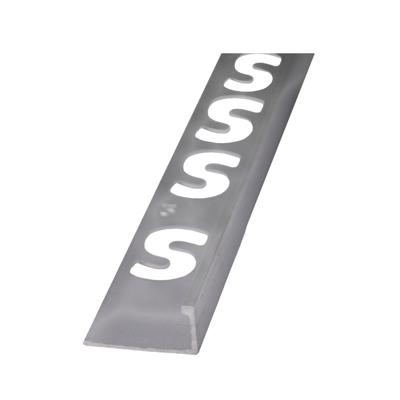 Hoekprofiel Faktum Aluminium Zilver Geanodiseerd Glans 250 cm 12,5 mm Faktum