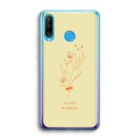No rain no flowers: Huawei P30 Lite Transparant Hoesje